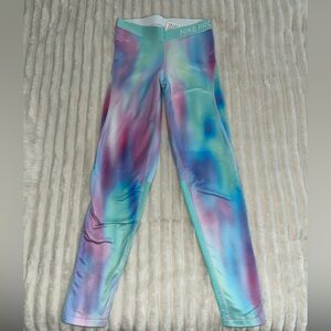 Big Girls Nike Pro Warm Unicorn Tights • Size XL